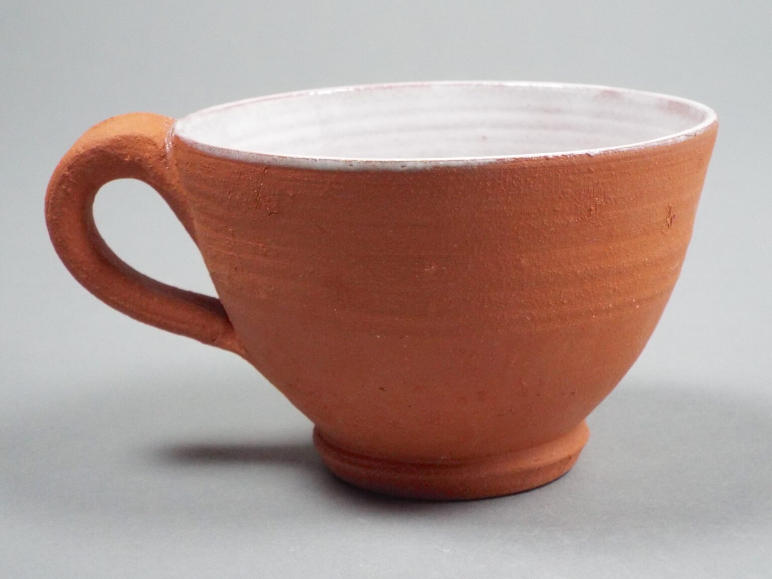 Unglazed Earthenware Clay Cup - Barbara Hager Ceramics